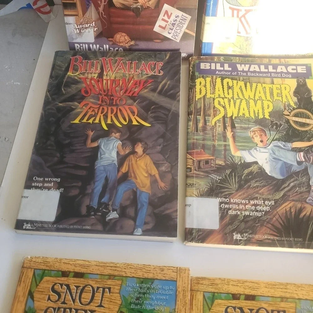 Bill Wallace Childrens Chapter Book Lot 17 Books Youth Homeschool Teacher PB